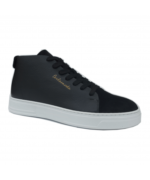 Per La Moda - 0320 Black Leather/Suede Per La Moda - 0320 Black Leather/Suede